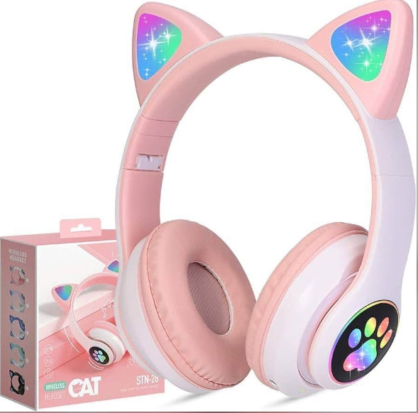 Stylish Cat Ears And P47 Bluetooth Headsets
