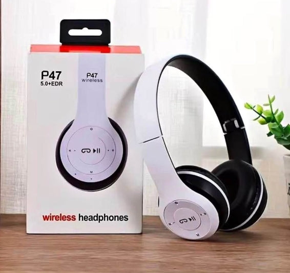 Stylish Cat Ears And P47 Bluetooth Headsets